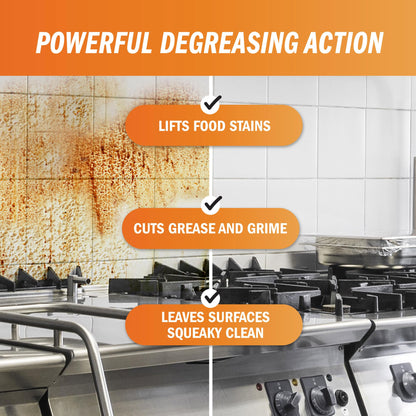 Degreaser Concentrate Heavy Duty Commercial Kitchen Clean