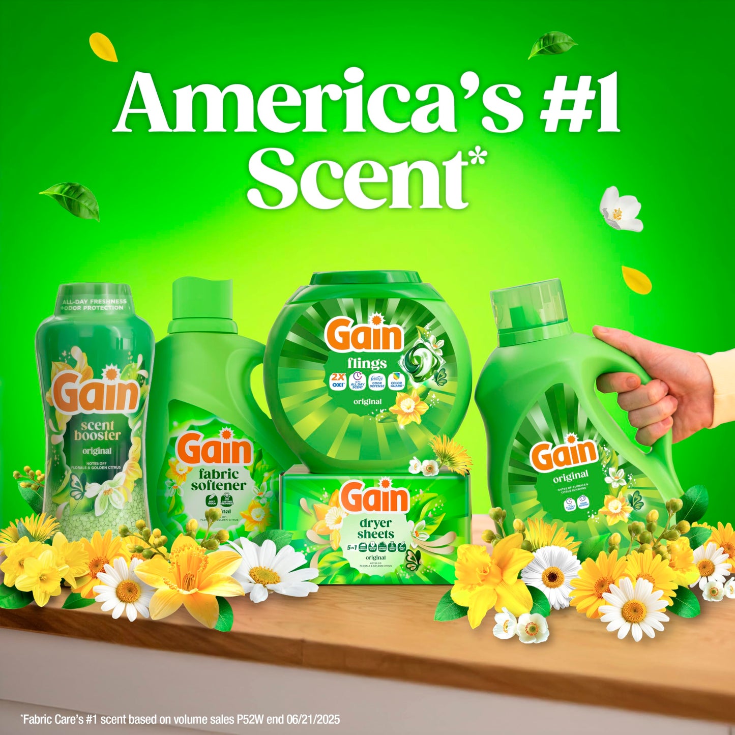 Gain Liquid Laundry Detergent with