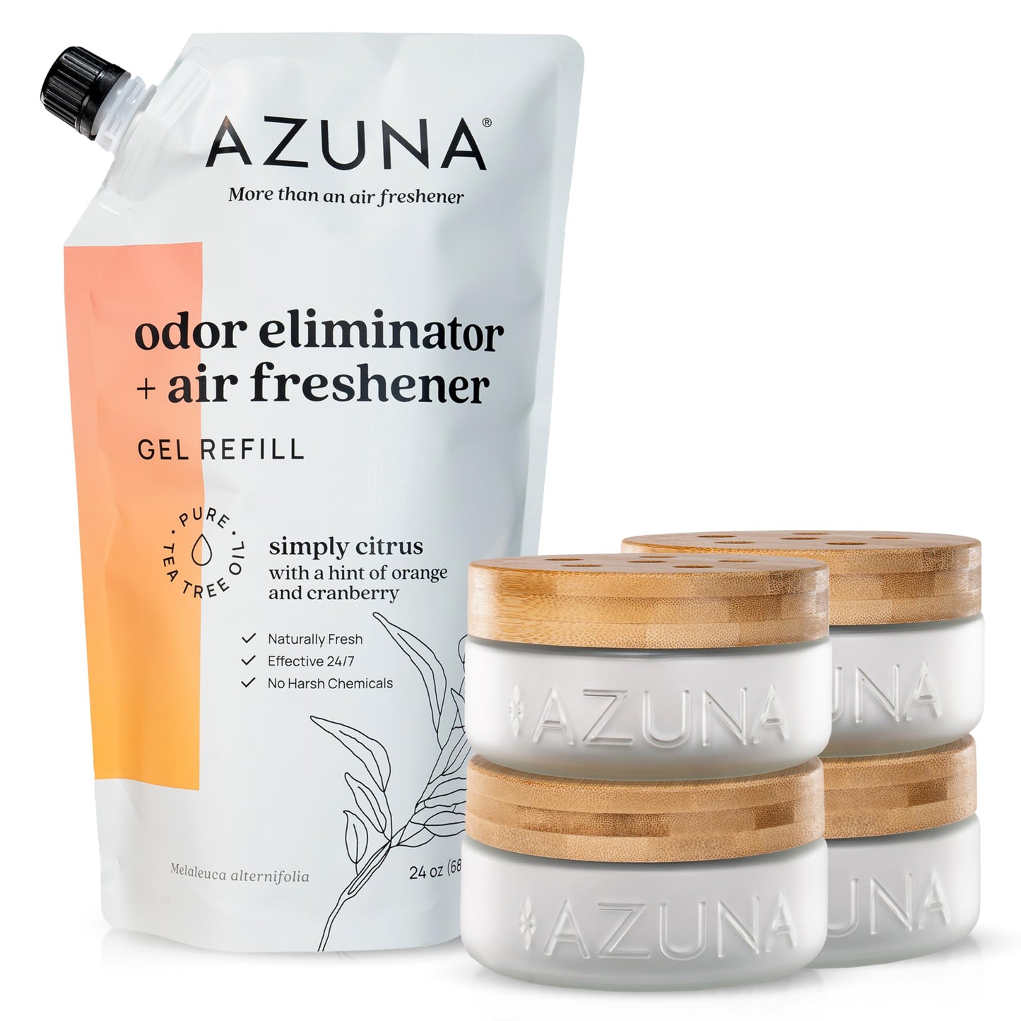Air Freshener Odor Eliminator Gel Room Kit Home
