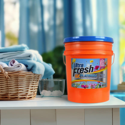 Laundry Detergent 6X Liquid 5 Gallon Bulk Fresh Softener