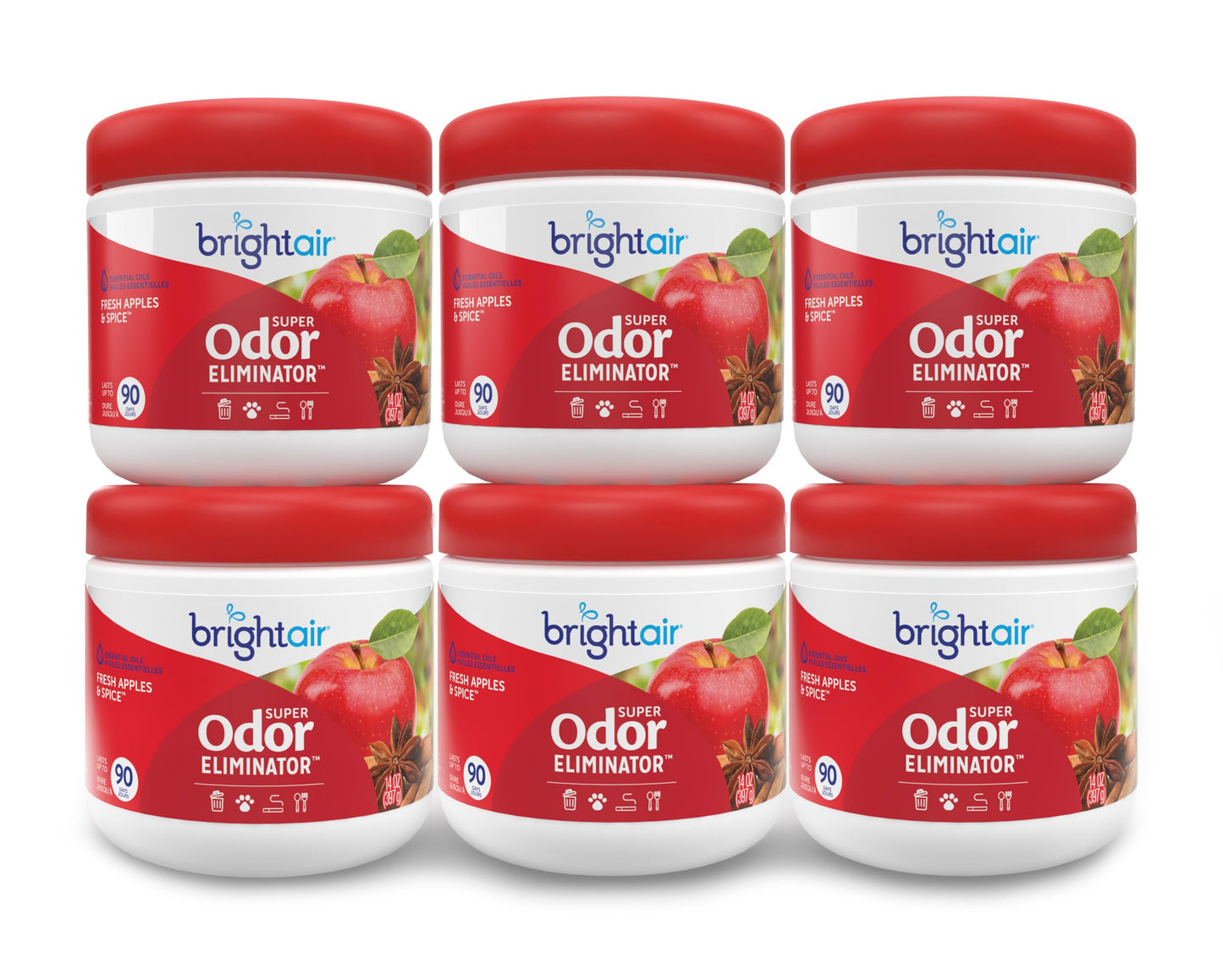 Solid Air Freshener Odor Eliminator 14oz 6 Pack