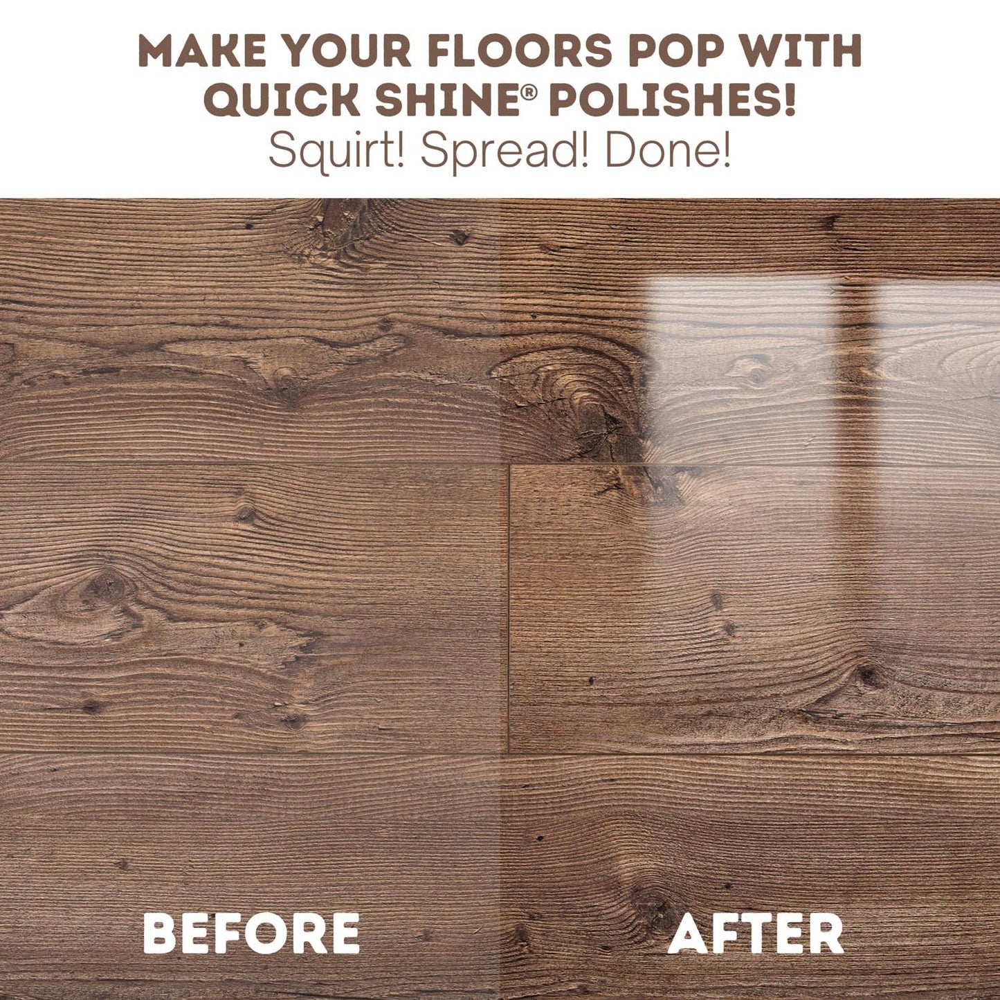 Quick Shine High Traffic Hardwood Floor Luster and Polish