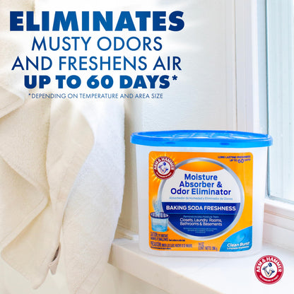 Moisture Absorber Odor Eliminator Tubs Clean Burst 3 Pack
