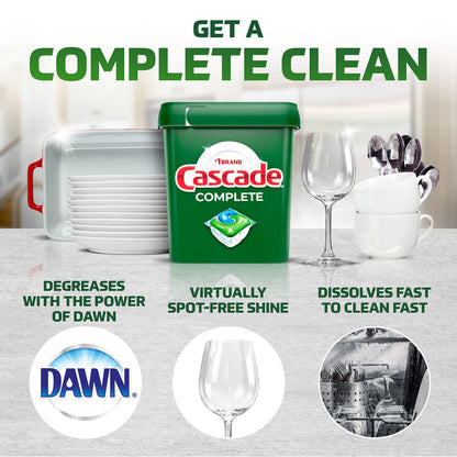 Complete Dishwasher Pods Deep Cleaning Tabs