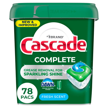 Complete Dishwasher Pods Deep Cleaning Tabs