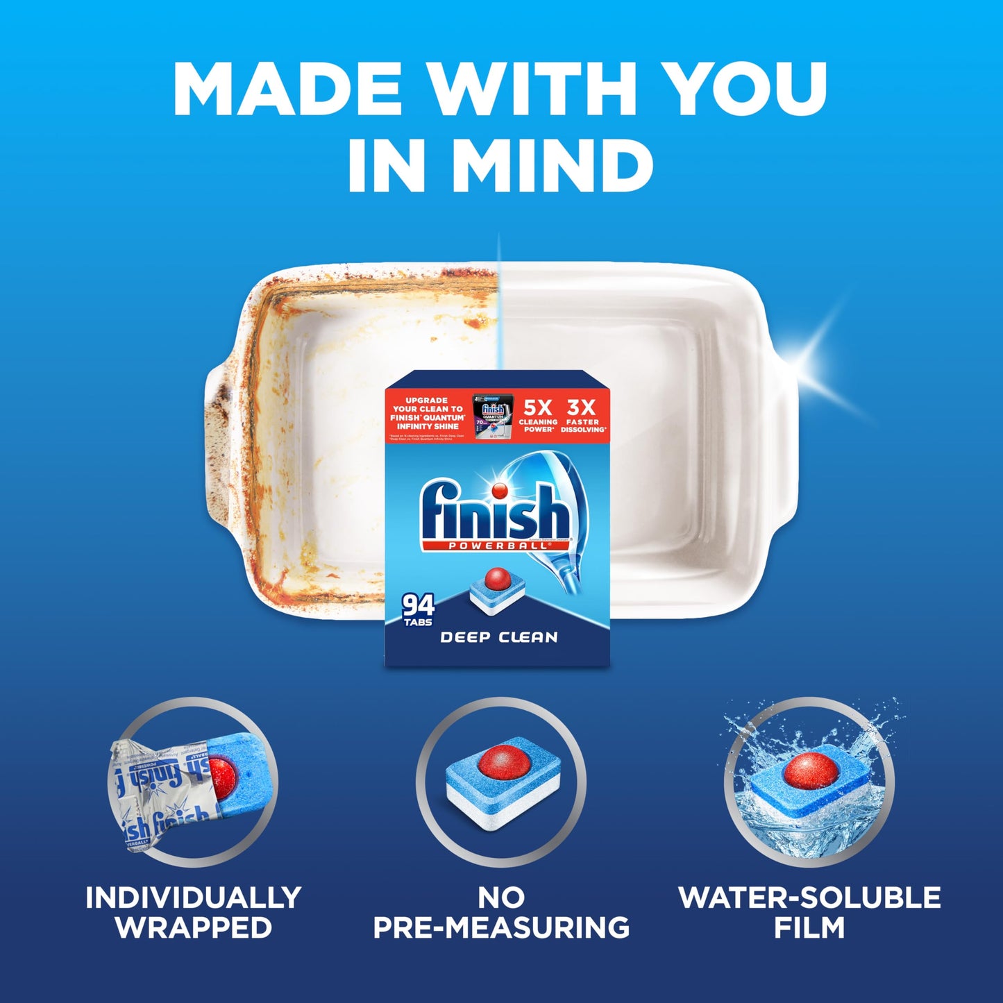 All In One Dishwasher Tablets Powerball Dish Tabs