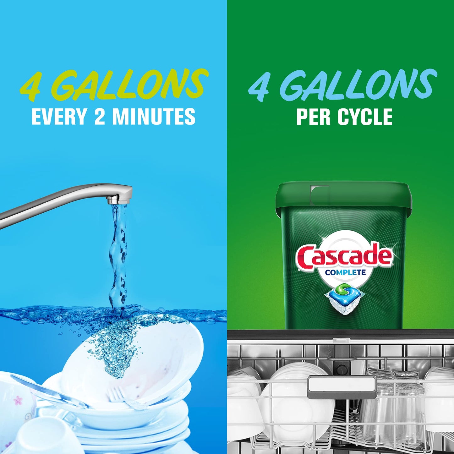 Complete Dishwasher Pods Deep Cleaning Tabs