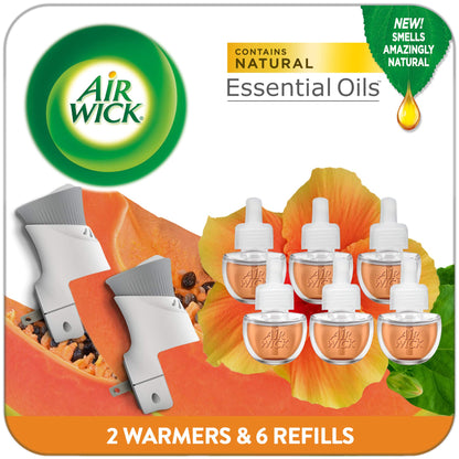 Pink Papaya Vanilla Plug In Air Freshener Essential Oil Refill
