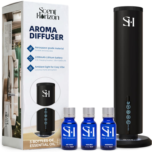 Waterless Hotel Scent Diffuser Tower Luxury Home Set