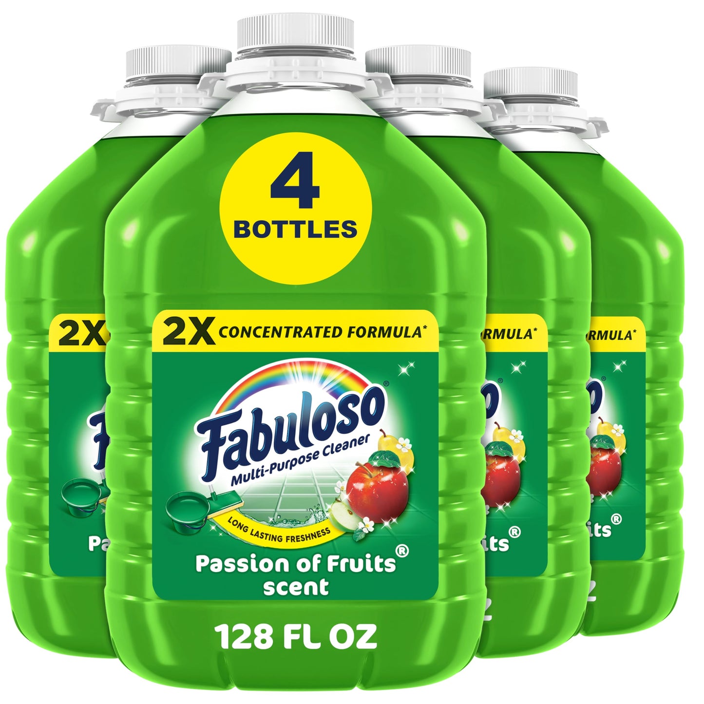 Multi Purpose Floor Cleaner No Rinse Fruit Scent 128oz