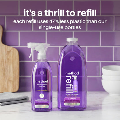 All Purpose Cleaner Refill French Lavender 68oz 6 Pack